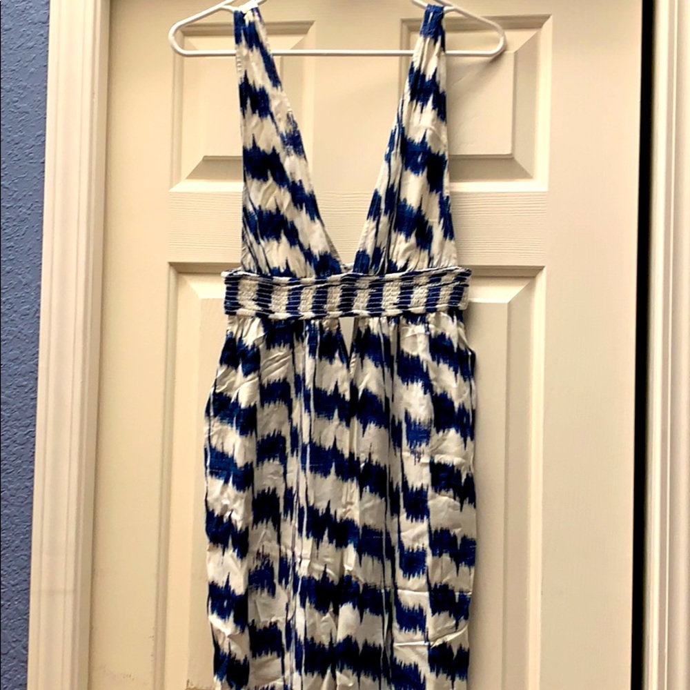 Blue and White jumpsuit